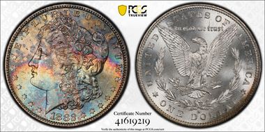 1882-S $1 MS65