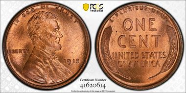 1915 1C MS66RD