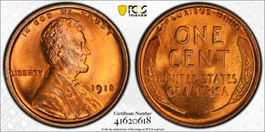 1918 1C MS67RD