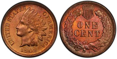 1909-S 1C Indian MS67RD