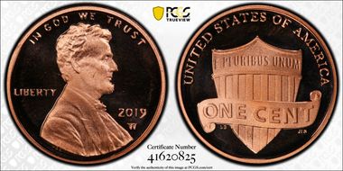 2019-W 1C Shield  First Strike MS68RD