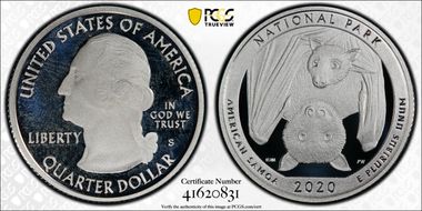 2020-S 25C American Samoa NP - Silver PR68DCAM