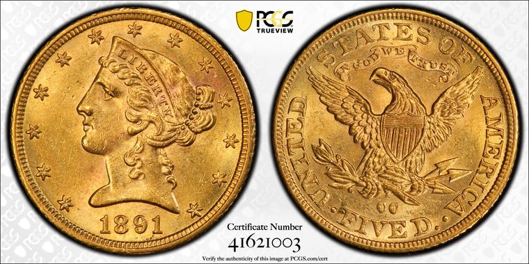 Cert 41621003 - Coin Image