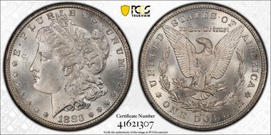 1883-CC $1 MS65+