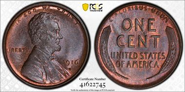 1916-S 1C MS66BN