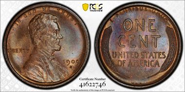 1909-S VDB 1C MS66BN