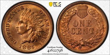1885 1C MS66RD
