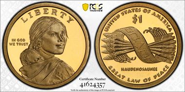 2010-S $1 Native American PR70DCAM