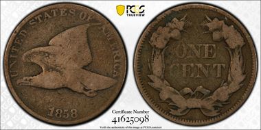 1858 1C Large Letters G6
