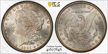 1891-S $1 MS64