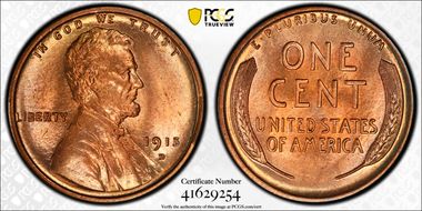 1915-D 1C MS65RD