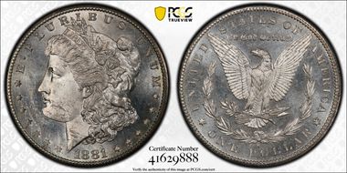 1881-S $1 MS63