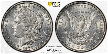1879-O $1 AU55
