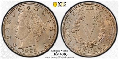1884 5C MS62