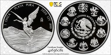 2020-Mo Onza Libertad  Ag PR68DCAM
