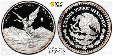 1996-Mo Onza Libertad Ag PR69DCAM