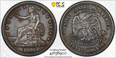 1880 T$1 Trade PR50