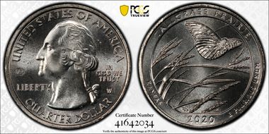 2020-W 25C Tallgrass Prairie NP V75 MS66