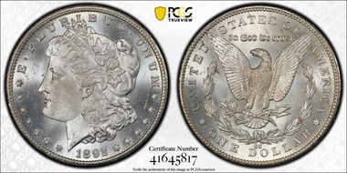 1892-CC $1 MS66