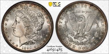 1890-S $1 MS65