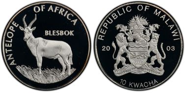 2003 10 Kw Blesbok PR69DCAM