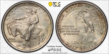 1925 50C Stone Mountain MS64