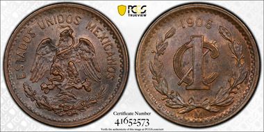 1906-Mo 1C Wide Date MS64BN