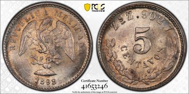 1898-Zs Z 5C MS67