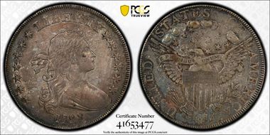 1798 $1 Large Eagle AU53