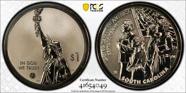 2020-S $1 American Innovation SC Rev PR Septima Clark First Strike PR70