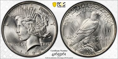1926-D $1 MS66+