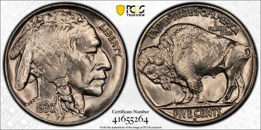 1930-S 5C MS66