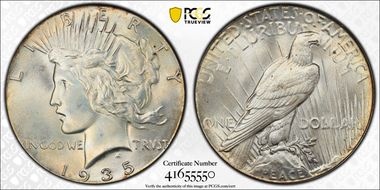 1935 $1 MS67