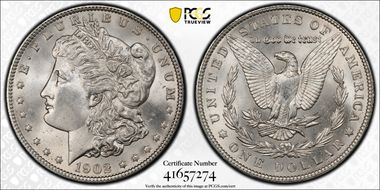1902 $1 MS65