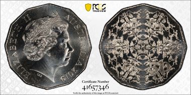 2019 50C Twelve Days of Christmas MS67