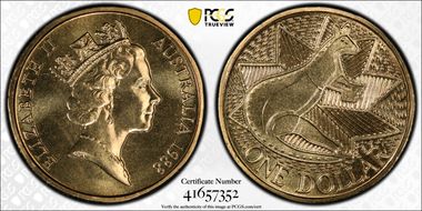 1988 $1 Aboriginal Art MS68