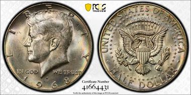 1968-D 50C MS64