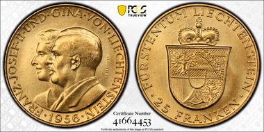 1956 25 Fr MS65