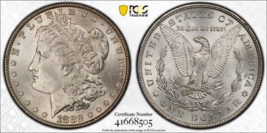 1882 $1 MS63