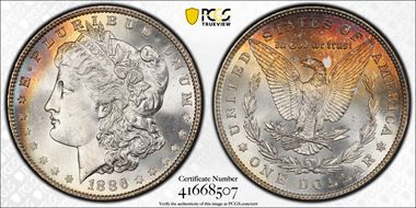 1886 $1 MS65