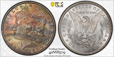 1896 $1 MS63