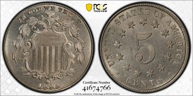 1883 5C Shield MS64