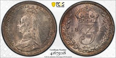 1893 3D S-3931 Jubilee Head MS64