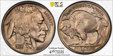 1938-D/S 5C Buffalo MS66