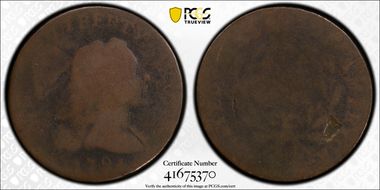 1794 1C Head of 1793 S-17a, Wide Straight Date FR2BN
