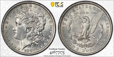 1882-O/S $1 Weak N1