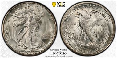 1942-D 50C MS66