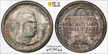 1948-S 50C Booker T. Washington MS66+