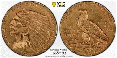 1925-D $2.50 MS62