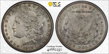 1879-S $1 VAM 39, Rev. of 1878 N1